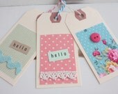 Collage Gift Tags Set of 3