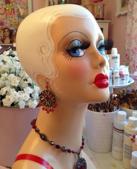 Flapper Mannequin Head - Ready to Ship