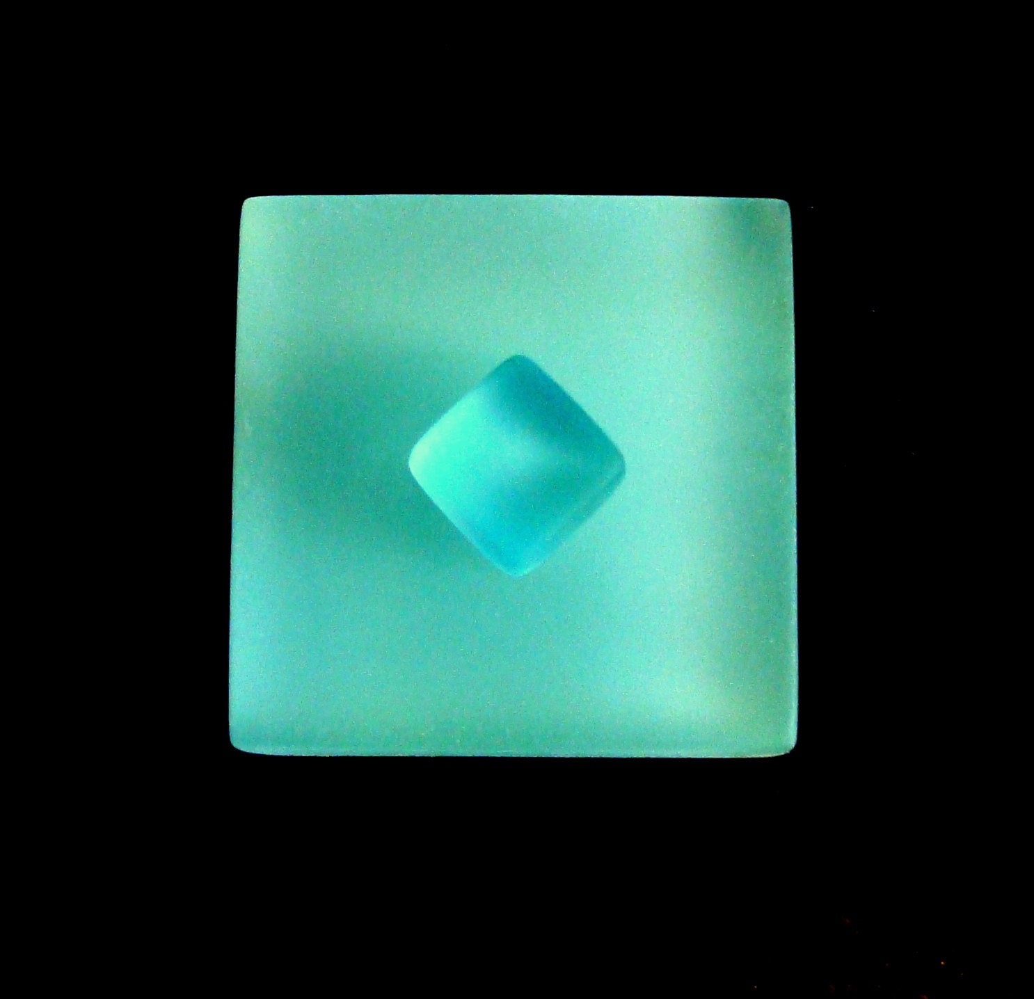 Cabinet Knob Beach Decor Glass Geometric Pull