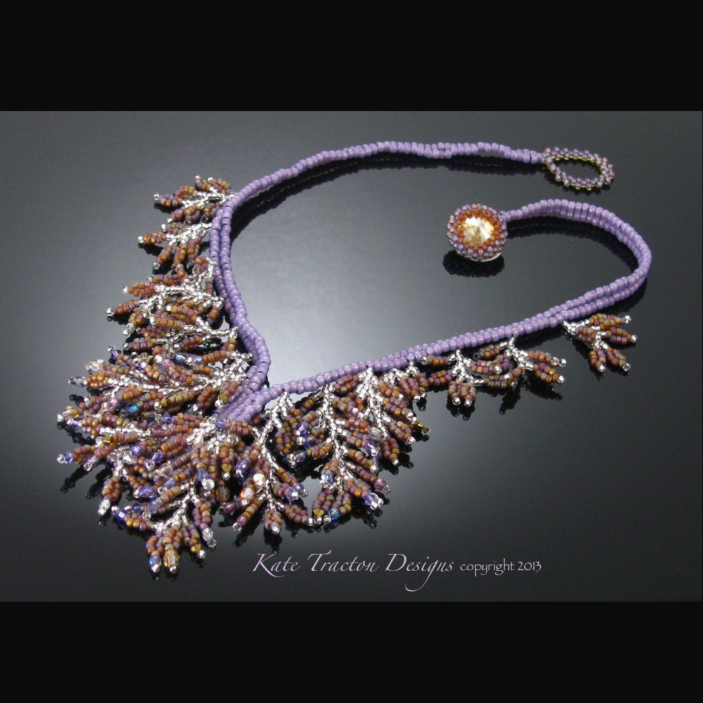Fringed Foliage Necklace