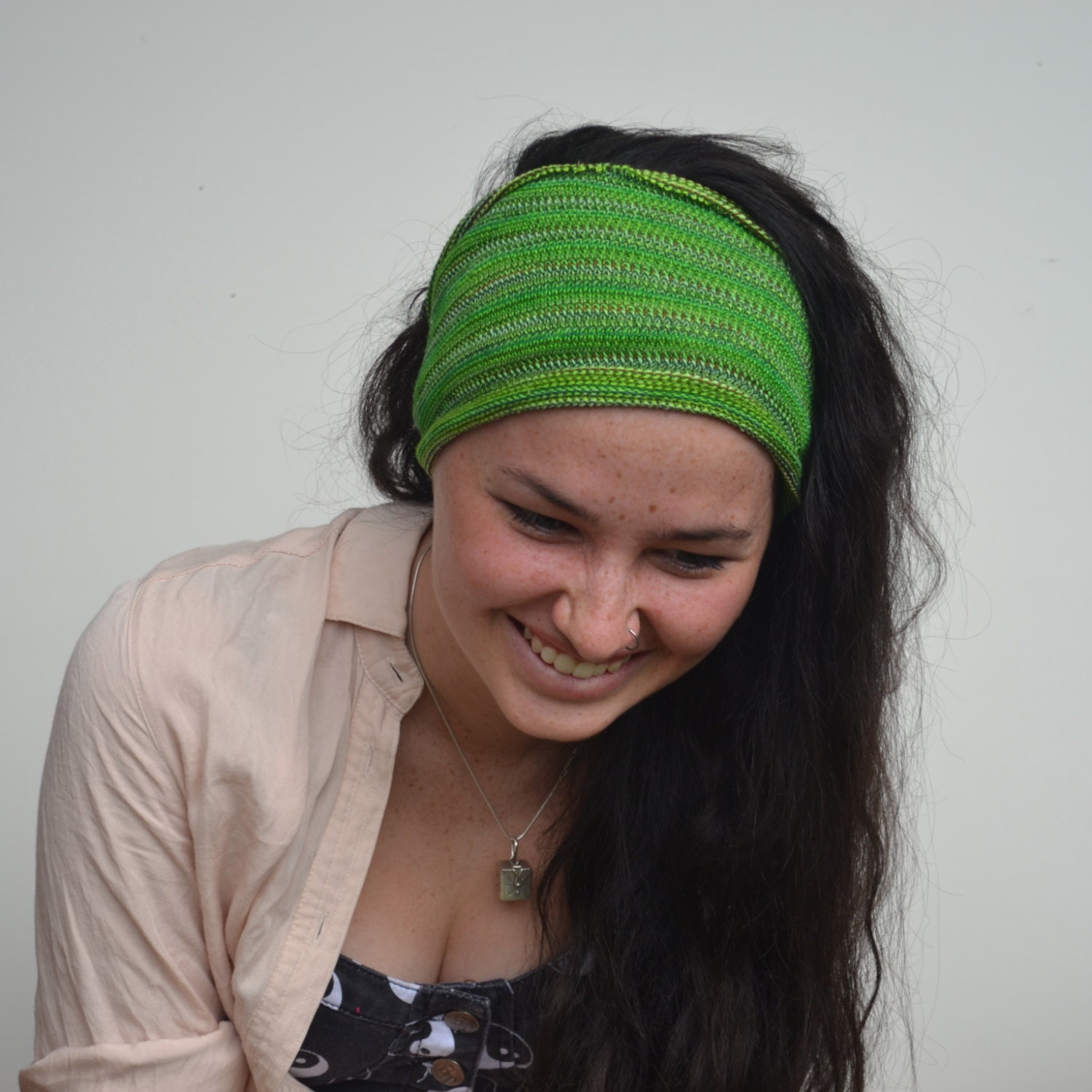 Headband / Dread Wrap / Head wrap in Emerald Green