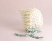 Vesper Hat - Eggshell/Mint Green
