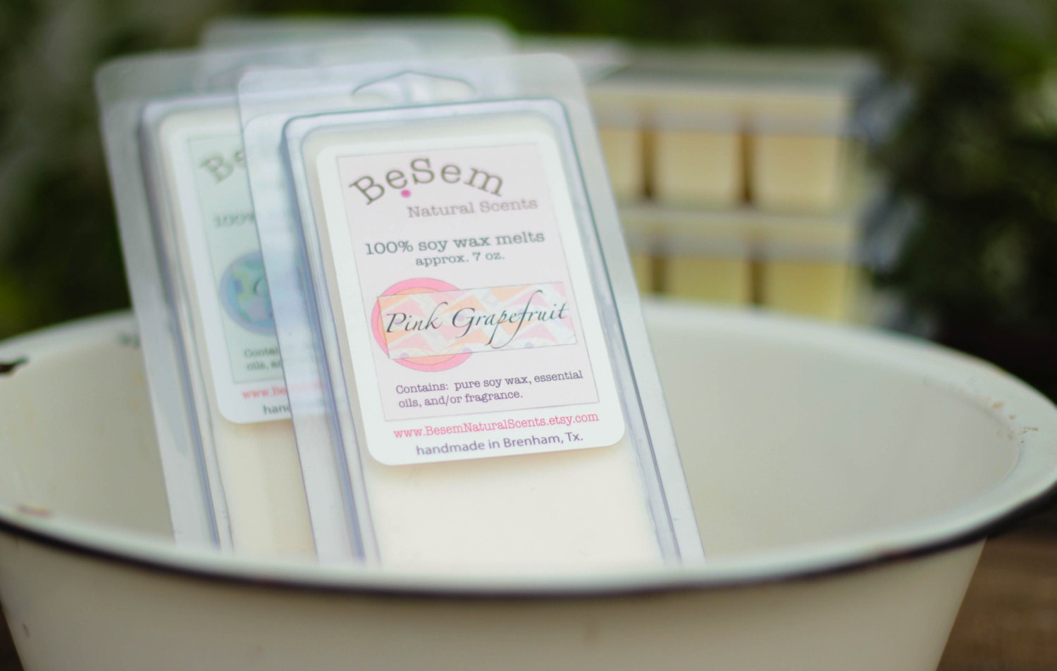 Pink Grapefruit Soy Tarts, Melts, Large 7 oz.-- 12 melts