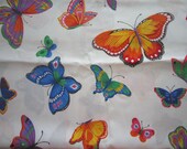 Big Beautiful Butterfly Cotton Fabric  -  VIP Cranston - Bright Colors - Bigger than Life Size
