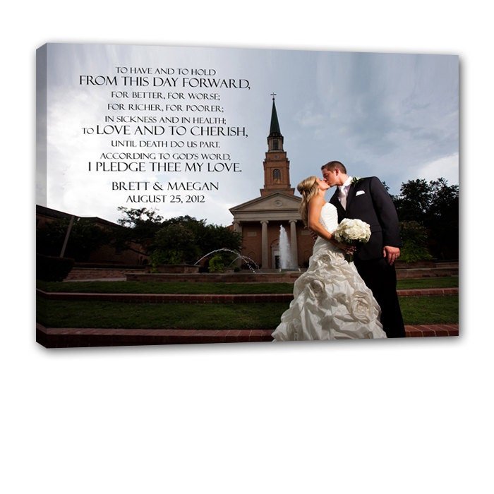 Wedding Photo art Personalized Unique gift for Him or Her  24X36 inch