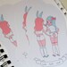 Cute Butt Club - 5x3 inch sticker by Mel Stringer