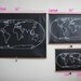 Chalkboard World Map - SMALL SIZE