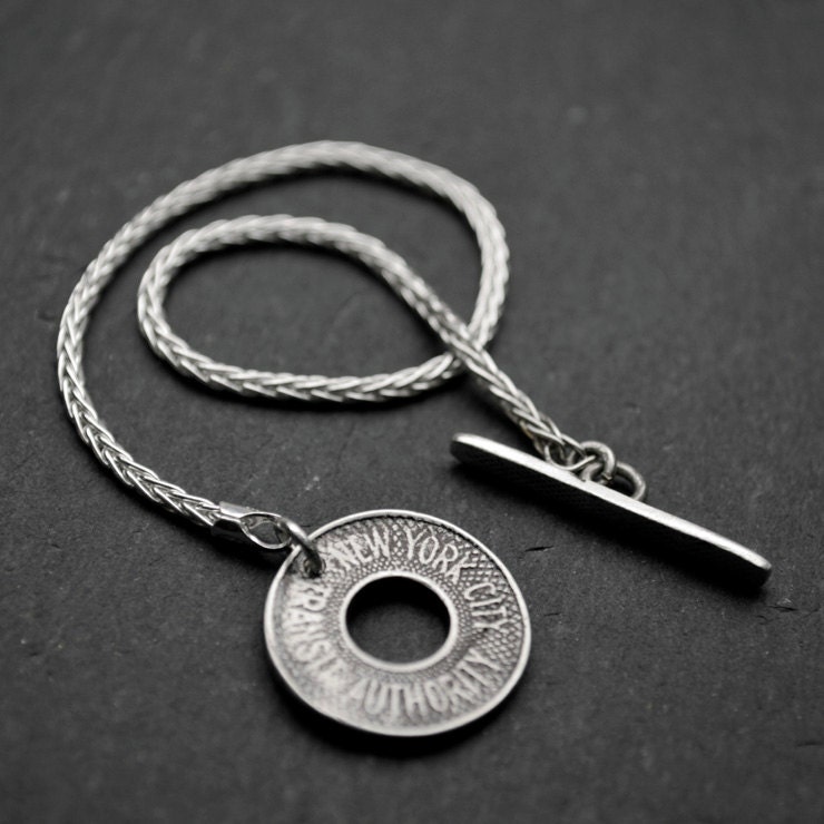 New York Transit Token Toggle Bracelet