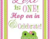 Welcome Door Sign Banner Frog Birthday Party Il_170x135