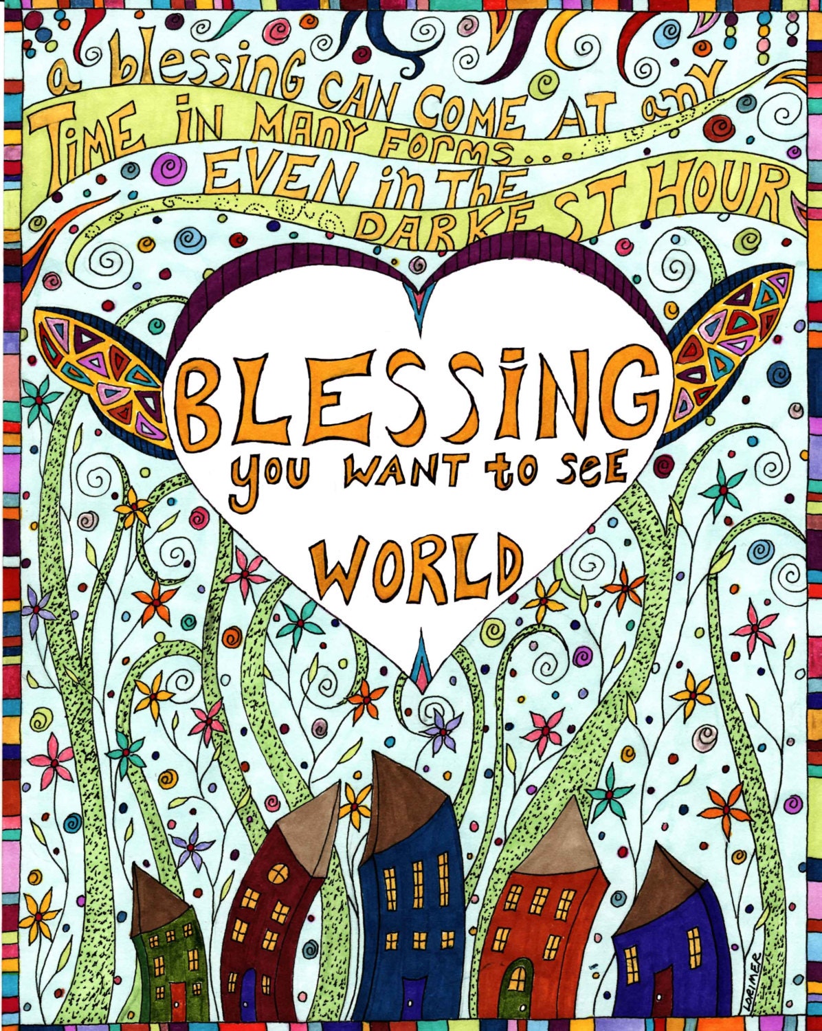 Blessing Note Cards, Inspirational, Affirmation