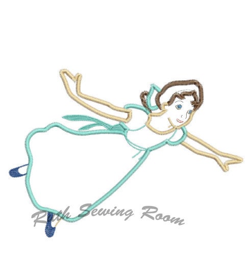 Windy  Applique Embroidery Design