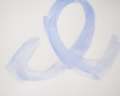 graphic watercolor in blue
