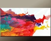 Abstract Canvas Art Painting HUGE 60x30 Contemporary Original Modern Art by Destiny Womack  - dWo - The Journey ON SALE