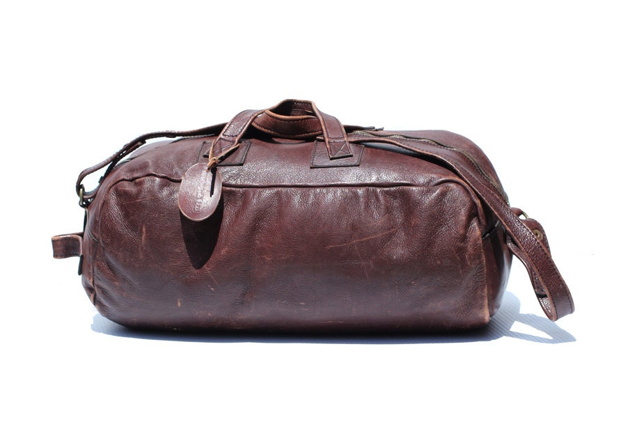 Rich Chocolate Brown His Weekend Travel Duffel Bag