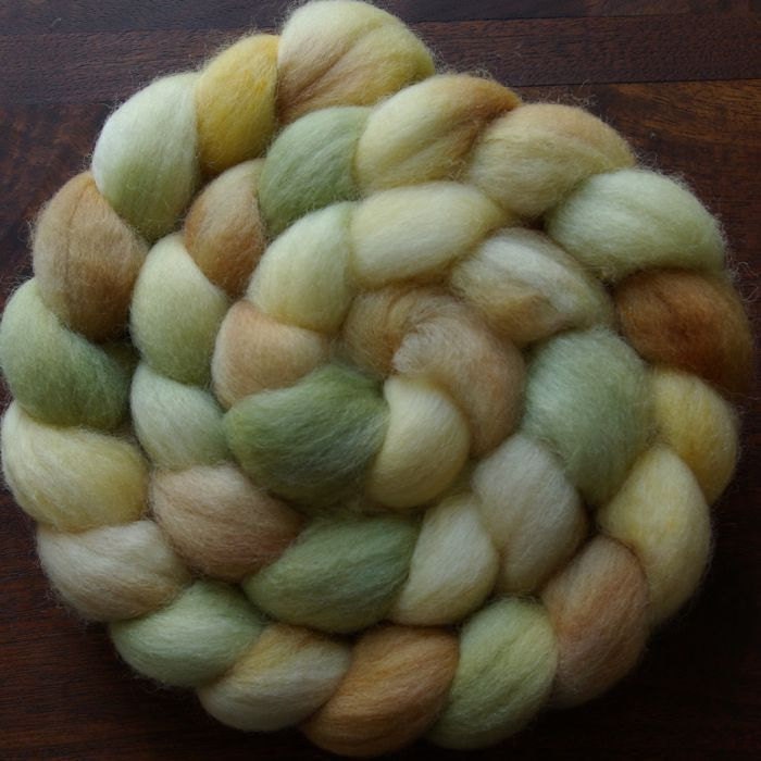 Beach Glass Spinning Fiber Corriedale Top