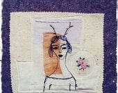My Little Dear,  Poetry mixed media piece