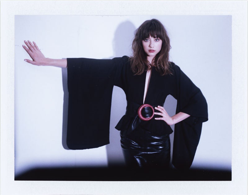 Peplum Kimono Sleeve Jacket