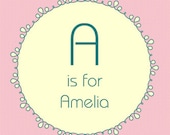 Personalised Nursery Poster Print 8x12