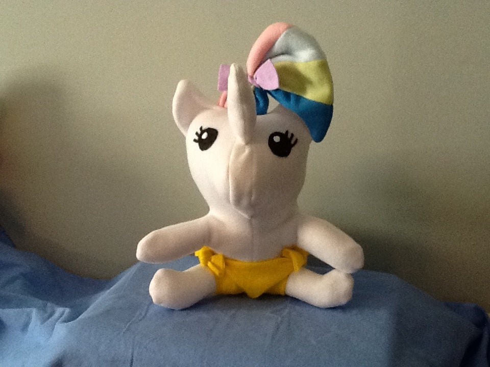 PRINCESS CELESTIA Baby Pony Plush inspired by My Little Pony Friendship is Magic MLP FiM