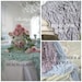Soft Ruffled Throw, Blanket, Photography Prop. Beach Glass....White...Cream...Pink...Grey...Blue...Lavender Available