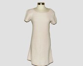 1960s sweater dress / 60s dress / medium m / knit / Bake Sale Sweater Dress