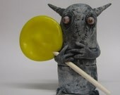 lowbrow clay one of a kind infestation monster ooak art doll sculpture