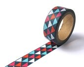 Washi Masking Tape - Coloured Triangles