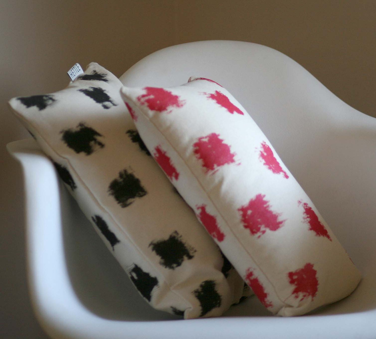 Hand Painted Brushstrokes pillow