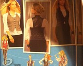 Woman's vest Steampunk pattern. 