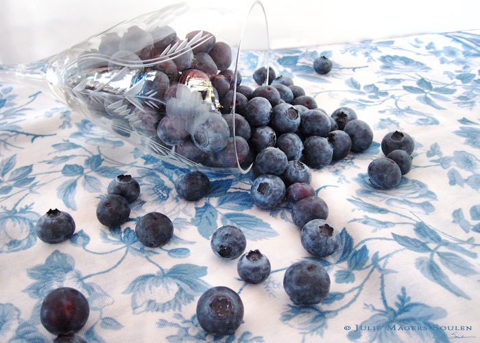 Blueberry Photo -Still Life Photography -Food Photography -Gifts for Her -Blue Kitchen Decor -Colorado Fine Art Photography -5x7 Print