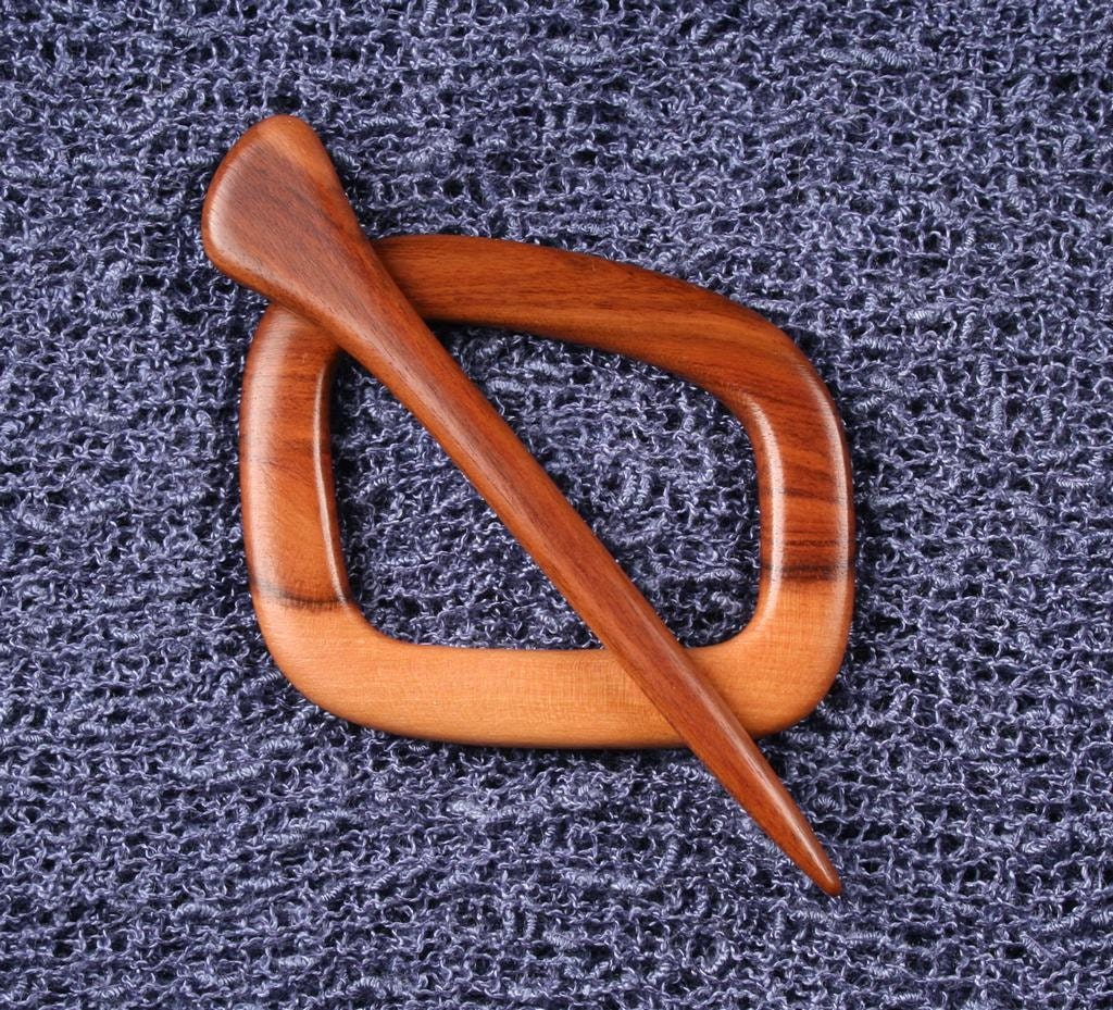 Mountain Mahogany Shawl Pin Set