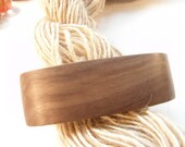 Tiny Wood Hair Clip, black walnut, lifetime guarantee, long hair, wooden hair accessory, wood hair barrette, hair jewelry, gift for Mom
