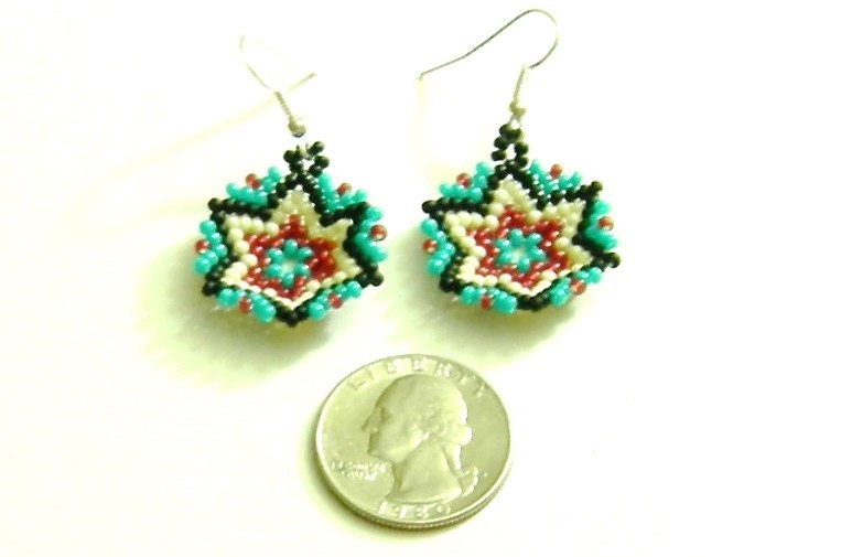 Beaded Basket earrings