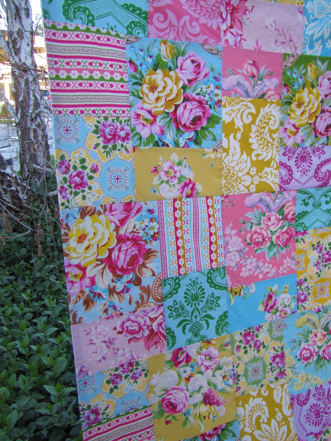 Jennifer Paganelli Circa Patchwork and Minky Blanket Made to Order