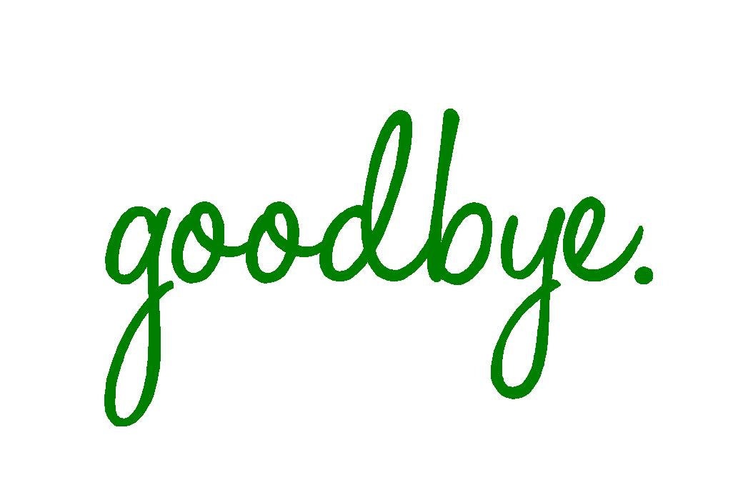 Goodbye for your back/garage door