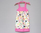 Mermaids Shoulder Tie Children's Dress