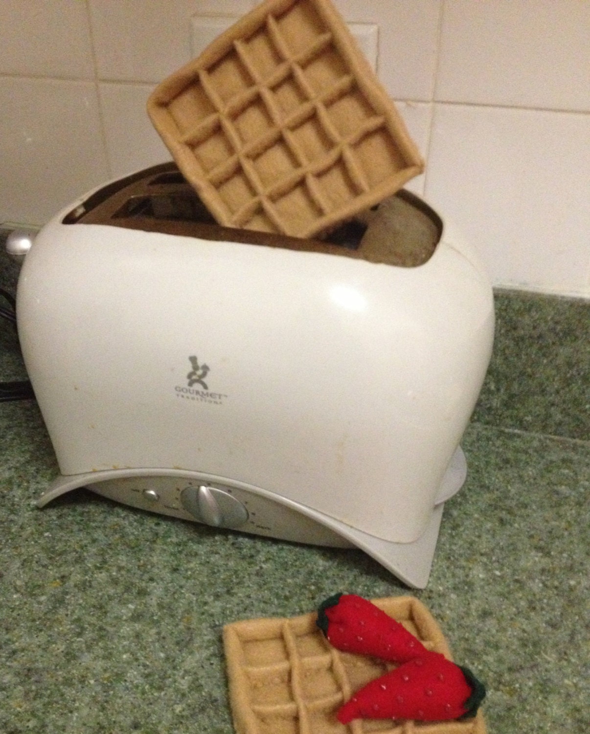 Mimi's Felt Food - Breakfast Waffles