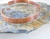 Hammered Copper Cuff Bracelet, Customizable, Personalized, Hand Stamped, Custom Made