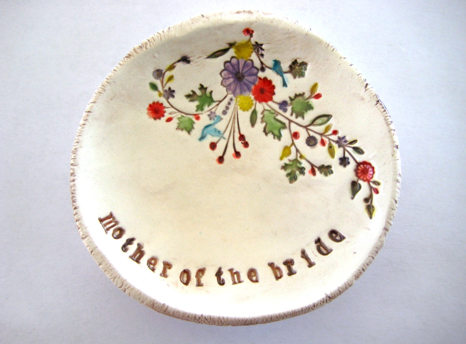 Mother of the Bride Gift Dish Spring/Summer Flower Design