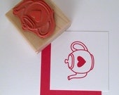 Tea Pot Rubber Stamp