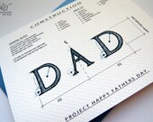 Project Happy Fathers Day - Architecture Construction Card