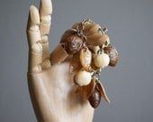 Autumn Charm Bracelet, Bakelite Era