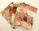 Assorted Lot of 6 Piecework Magazines From 1999, 2001, and 2002
