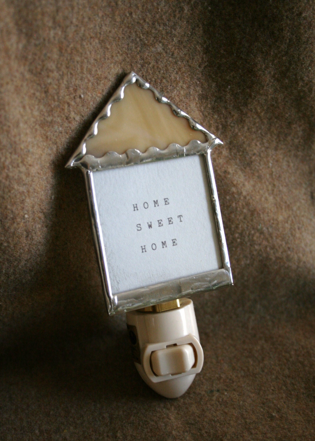 Home Sweet Home - House Shaped Soldered Night Light