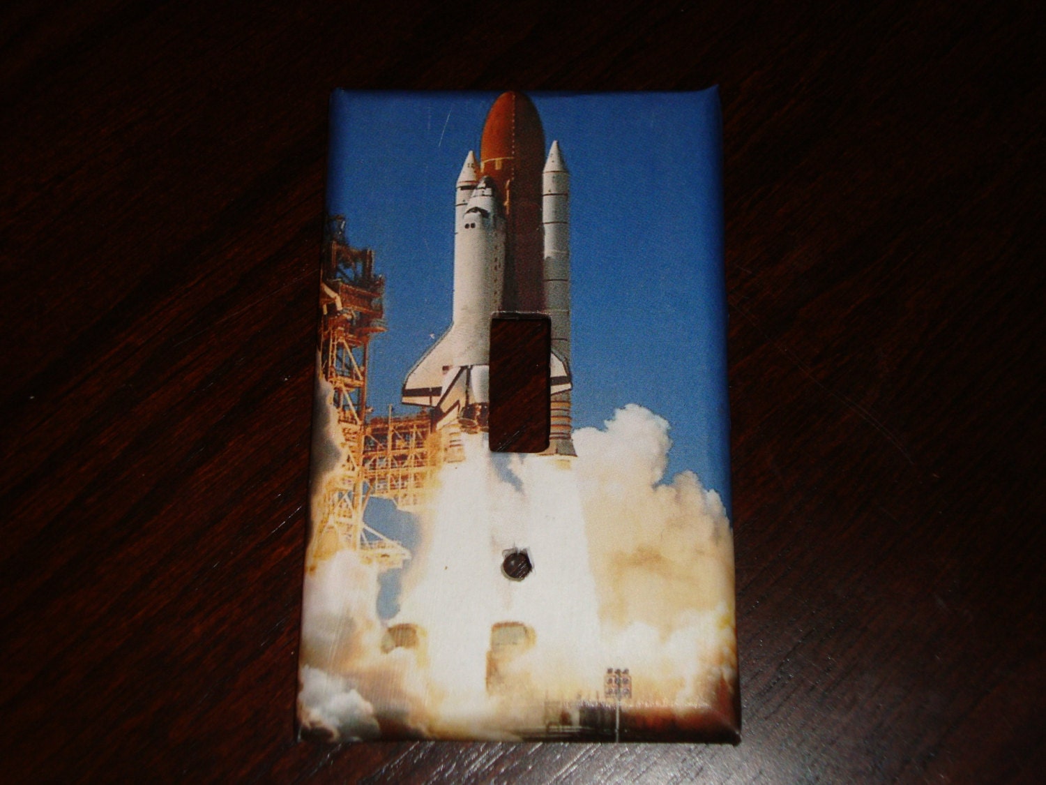 Space Shuttle Launch Single Light Switch Plate - 1 Switch