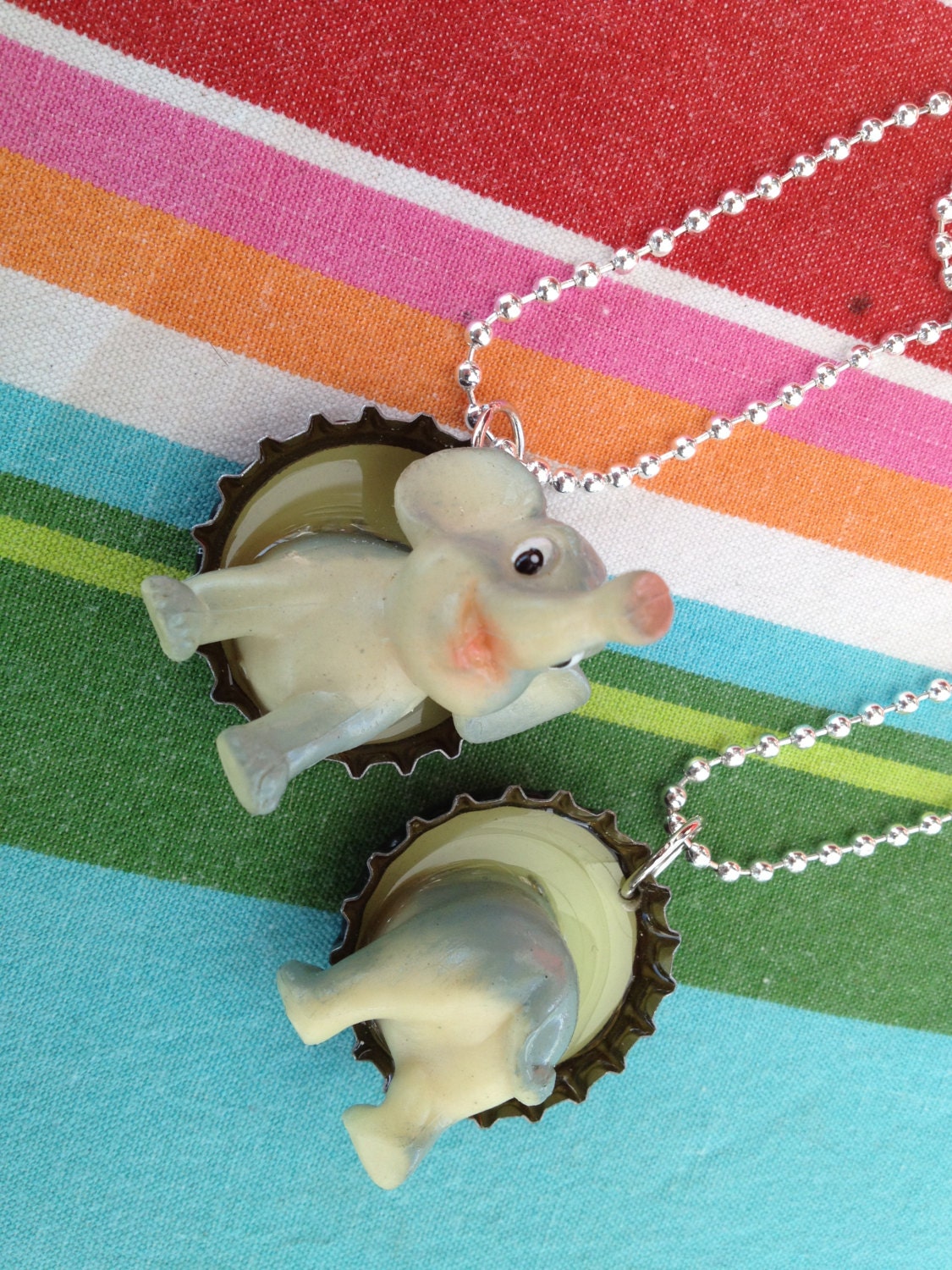 BFF Elephant Necklaces