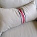 FRENCH LAUNDRY -14x26- Large Sofa PILLOW  Red Blue Stripes