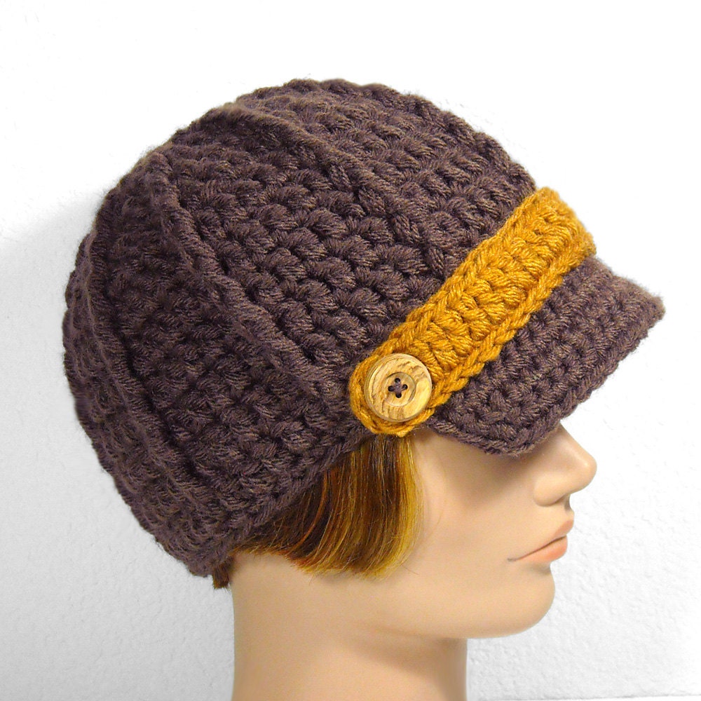 Brimmed Newsboy Hat with 3 Interchangeable Stripes
