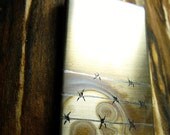 ON SALE SKULL & Barbed Wire Cool Money Clip, Gifts for Men