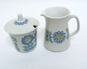 Large Cream and Sugar Set Tor Viking Lotte Figgjo Flint Norway
